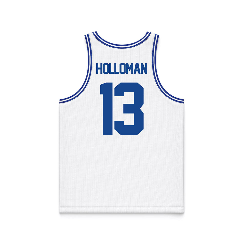 Georgia State - NCAA Women's Basketball : Cheyenne Holloman - White Basketball Jersey-1