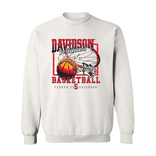 Davidson - NCAA Men's Basketball : Parker Friedrichsen - Classic Fashion Shersey Crewneck Sweatshirt-0