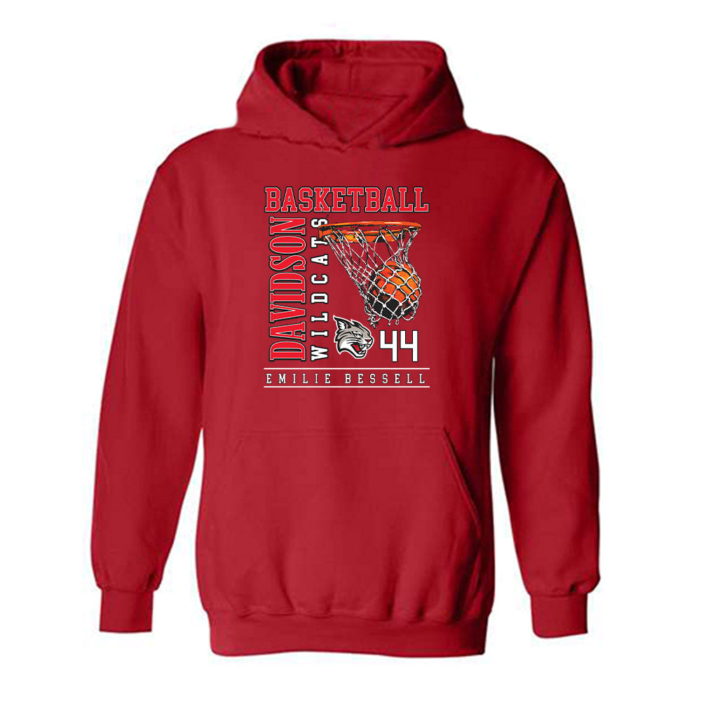 Davidson - NCAA Women's Basketball : Emilie Bessell - Classic Fashion Shersey Hooded Sweatshirt