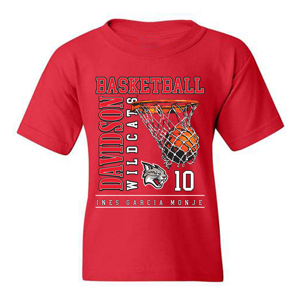 Davidson - NCAA Women's Basketball : Ines Garcia Monje - Classic Fashion Shersey Youth T-Shirt-0