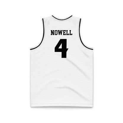 VCU - NCAA Men's Basketball : Ahmad Nowell - White Basketball Jersey-1