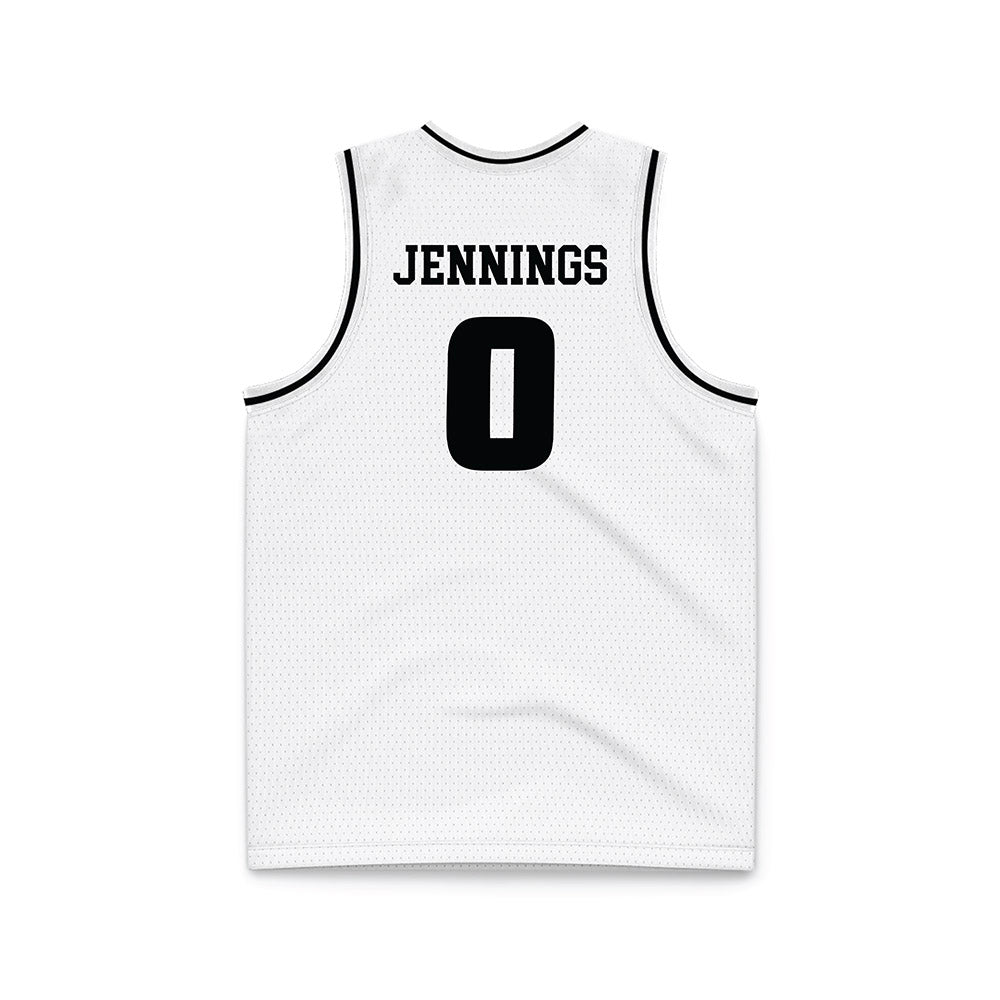 VCU - NCAA Men's Basketball : Brandon Jennings - White Basketball Jersey-1