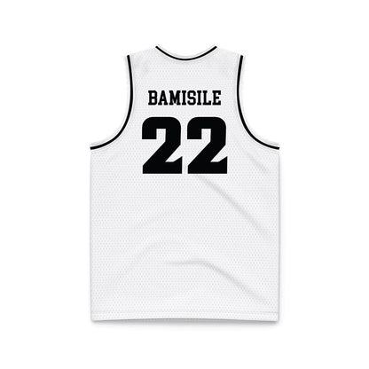 VCU - NCAA Men's Basketball : Joseph Bamisile - White Basketball Jersey-1