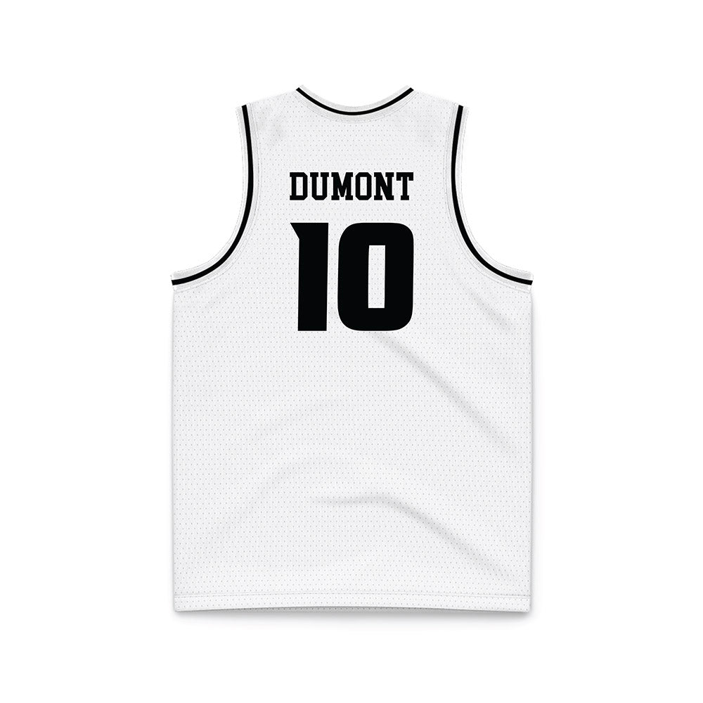 VCU - NCAA Men's Basketball : Jordann Dumont - White Basketball Jersey-1