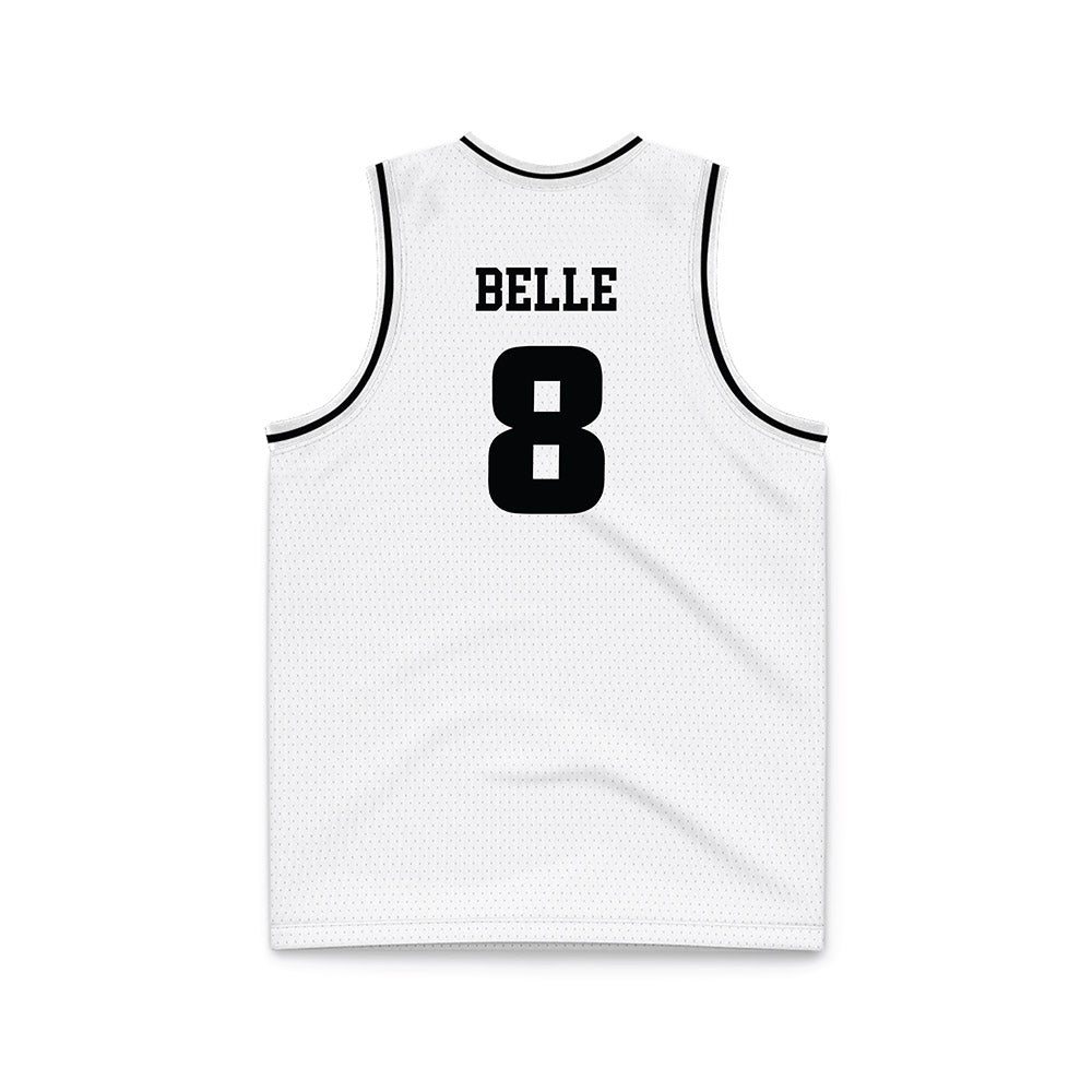 VCU - NCAA Men's Basketball : Michael Belle - White Basketball Jersey-1