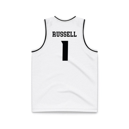 VCU - NCAA Men's Basketball : Phillip Russell - White Basketball Jersey-1