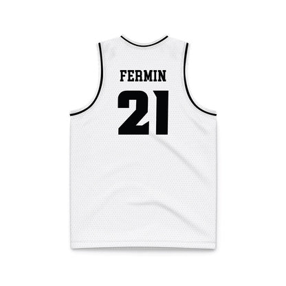 VCU - NCAA Men's Basketball : Christian Fermin - White Basketball Jersey-1