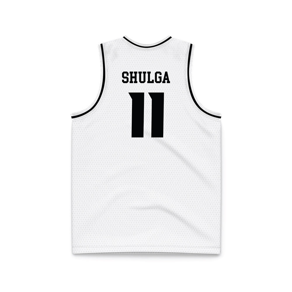 VCU - NCAA Men's Basketball : Max Shulga - White Basketball Jersey-1