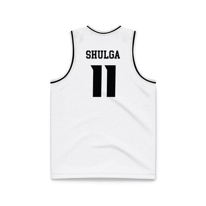 VCU - NCAA Men's Basketball : Max Shulga - White Basketball Jersey-1