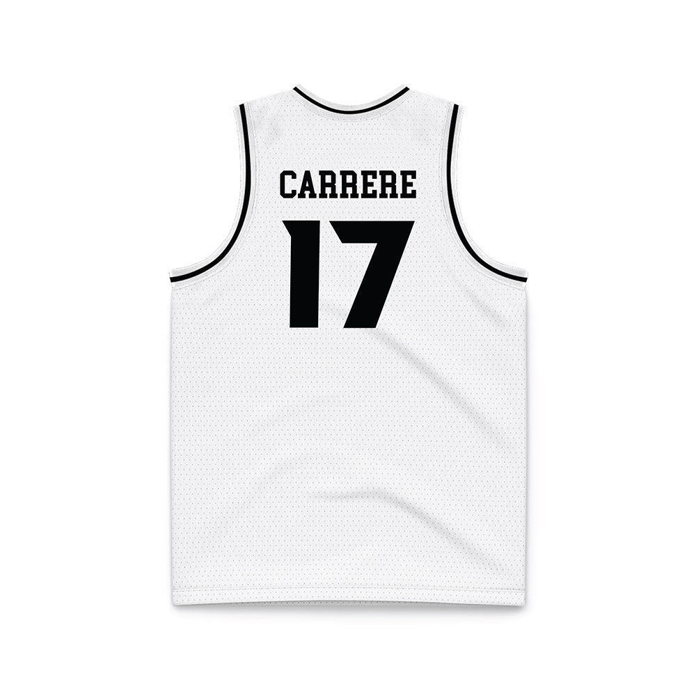 VCU - NCAA Men's Basketball : Martin Carrere - White Basketball Jersey-1