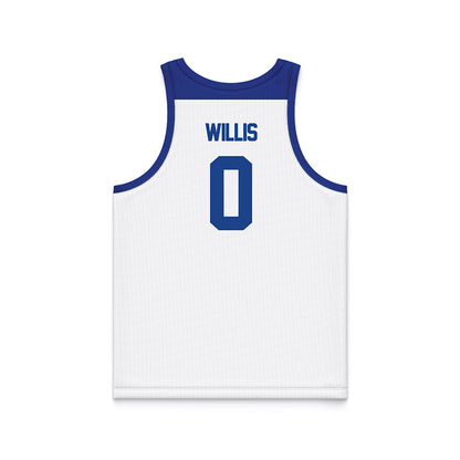 Tulsa - NCAA Men's Basketball : Keaston Willis - Blue Basketball Jersey