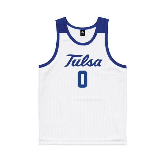 Tulsa - NCAA Men's Basketball : Keaston Willis - Blue Basketball Jersey