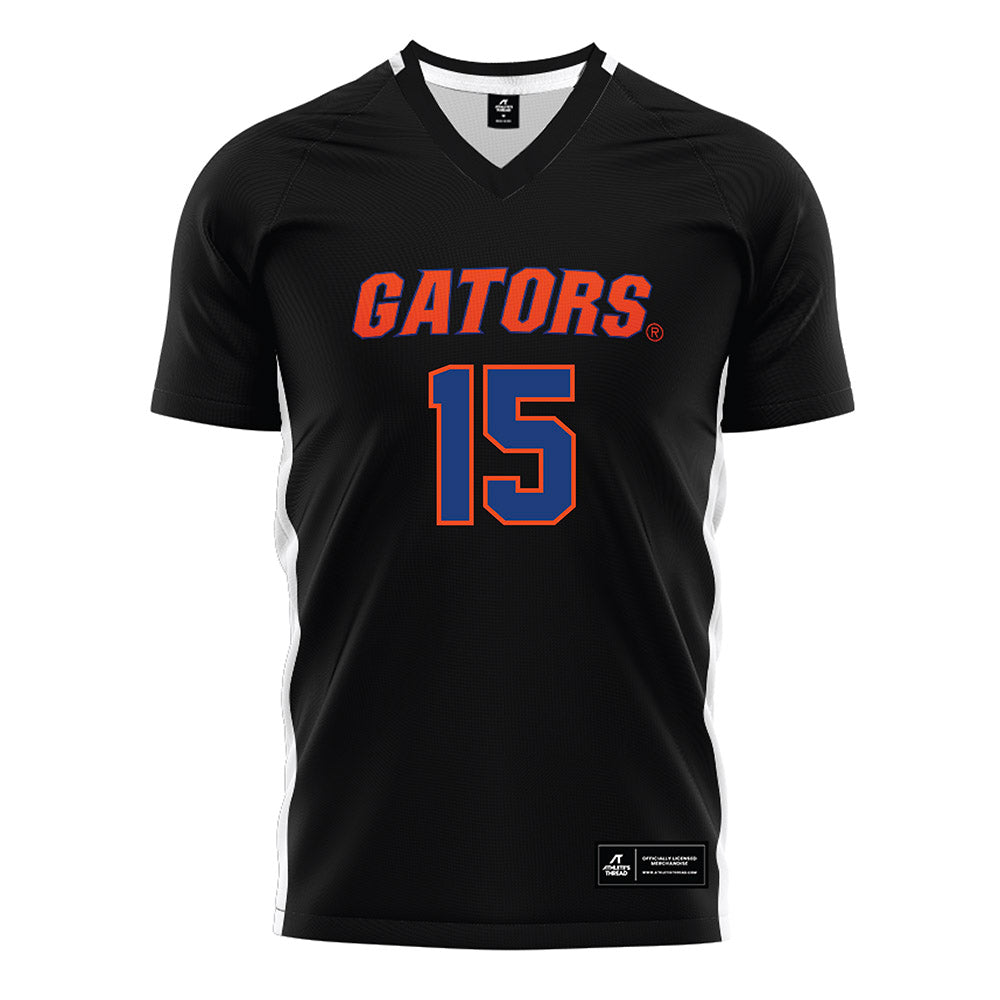 Florida - NCAA Women's Soccer : Addy Lang - Black Soccer Jersey-0