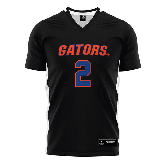 Florida - NCAA Women's Soccer : Kai Tsakiris - Black Soccer Jersey-0