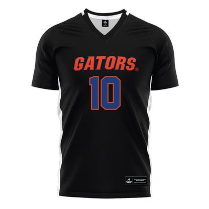Florida - NCAA Women's Soccer : Madison Jones - Black Soccer Jersey-0