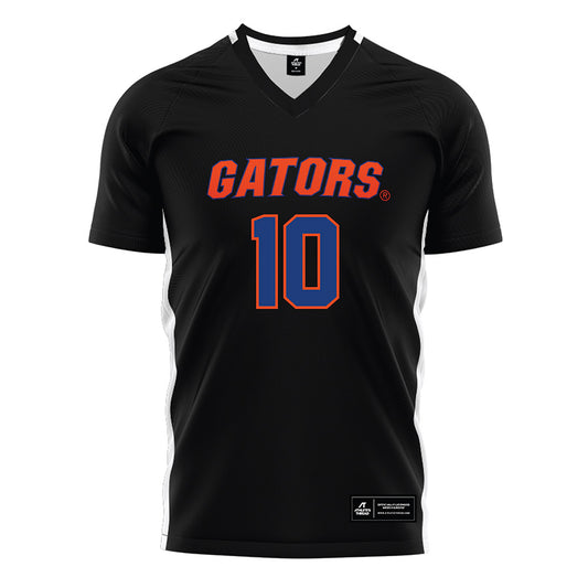 Florida - NCAA Women's Soccer : Madison Jones - Black Soccer Jersey-0