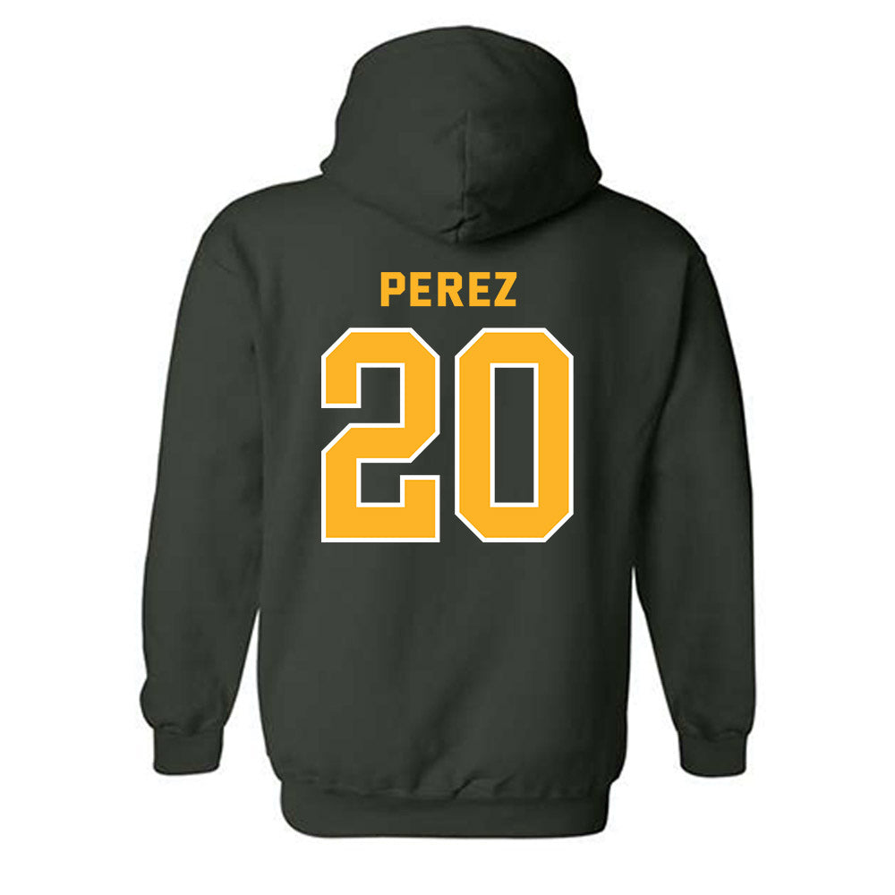 Baylor - NCAA Men's Basketball : Maikcol Perez - Classic Fashion Shersey Hooded Sweatshirt-1