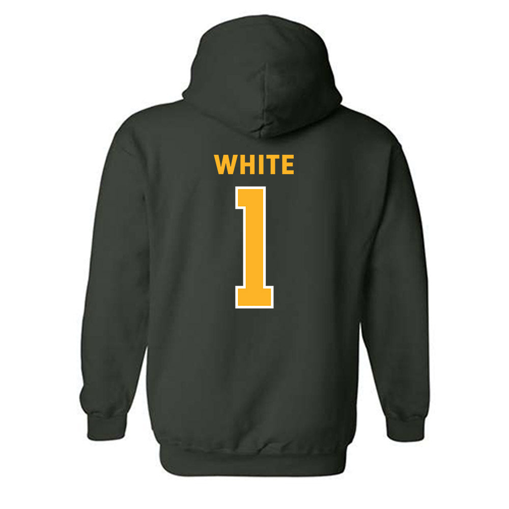 Baylor - NCAA Men's Basketball : Jaylon White - Classic Fashion Shersey Hooded Sweatshirt-1