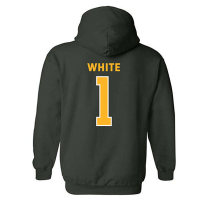 Baylor - NCAA Men's Basketball : Jaylon White - Classic Fashion Shersey Hooded Sweatshirt-1