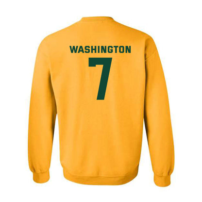 Baylor - NCAA Football : Bryson Washington - Classic Fashion Shersey Crewneck Sweatshirt-1