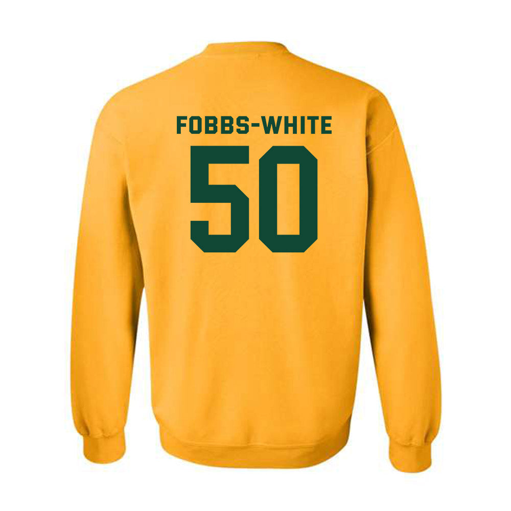 Baylor - NCAA Football : Matthew Fobbs-White - Classic Fashion Shersey Crewneck Sweatshirt-1