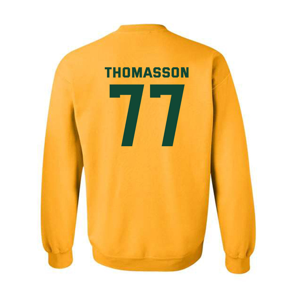 Baylor - NCAA Football : Colton Thomasson - Classic Fashion Shersey Crewneck Sweatshirt-1