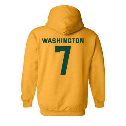 Baylor - NCAA Football : Bryson Washington - Classic Fashion Shersey Hooded Sweatshirt-1