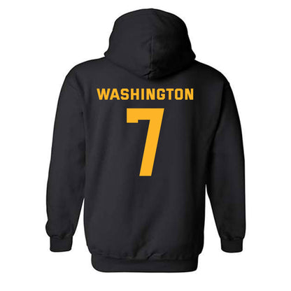 Baylor - NCAA Football : Bryson Washington - Classic Shersey Hooded Sweatshirt-1