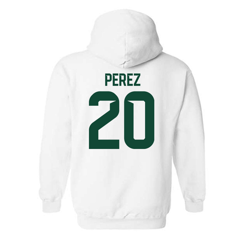 Baylor - NCAA Men's Basketball : Maikcol Perez - Classic Shersey Hooded Sweatshirt-1
