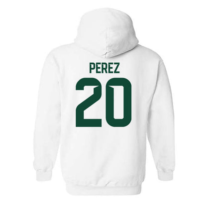 Baylor - NCAA Men's Basketball : Maikcol Perez - Classic Shersey Hooded Sweatshirt-1