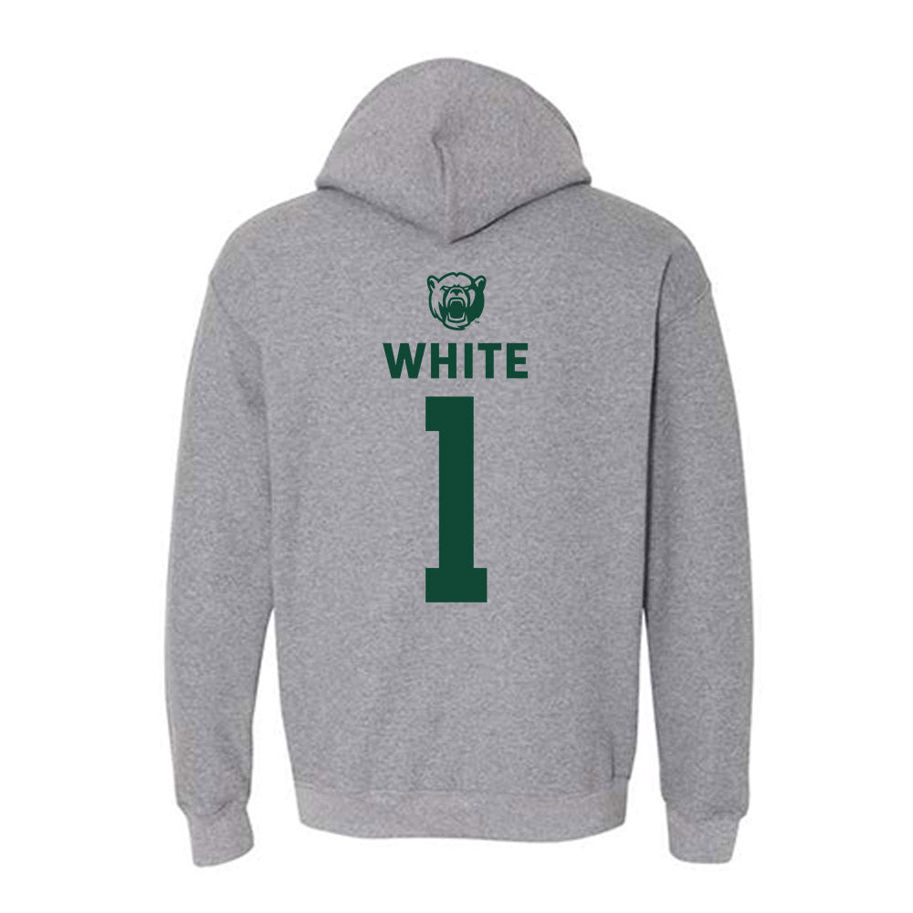 Baylor - NCAA Men's Basketball : Jaylon White - Classic Shersey Hooded Sweatshirt-1