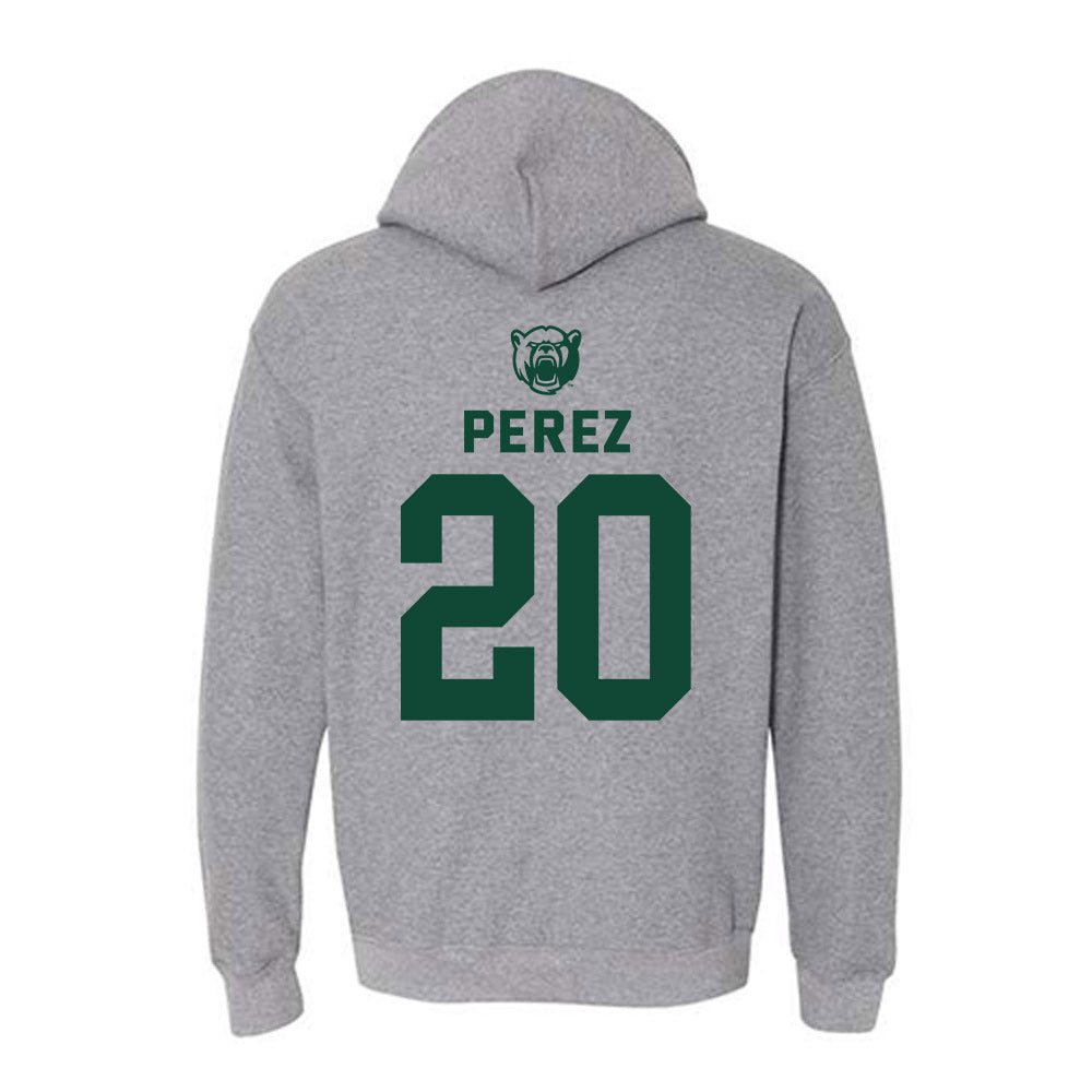 Baylor - NCAA Men's Basketball : Maikcol Perez - Classic Shersey Hooded Sweatshirt-1