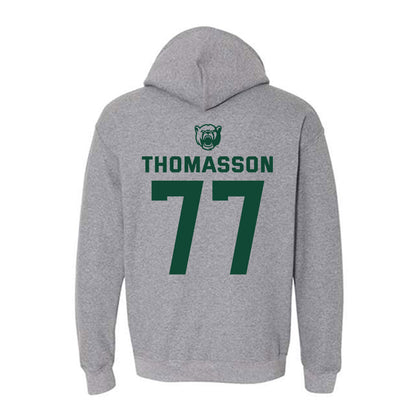 Baylor - NCAA Football : Colton Thomasson - Classic Shersey Hooded Sweatshirt-1
