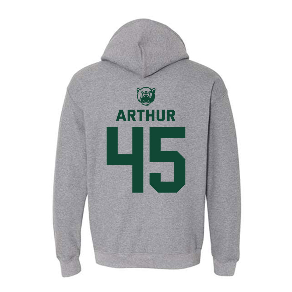 Baylor - NCAA Acrobatics & Tumbling : Mo Arthur - Classic Shersey Hooded Sweatshirt-1