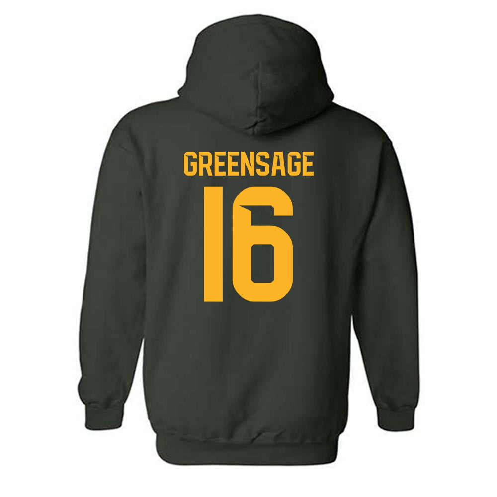 Baylor - NCAA Women's Soccer : Tatum Greensage - Classic Shersey Hooded Sweatshirt-1