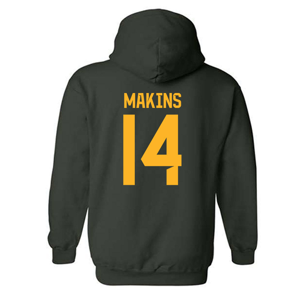 Baylor - NCAA Football : Kj Makins - Classic Shersey Hooded Sweatshirt-1