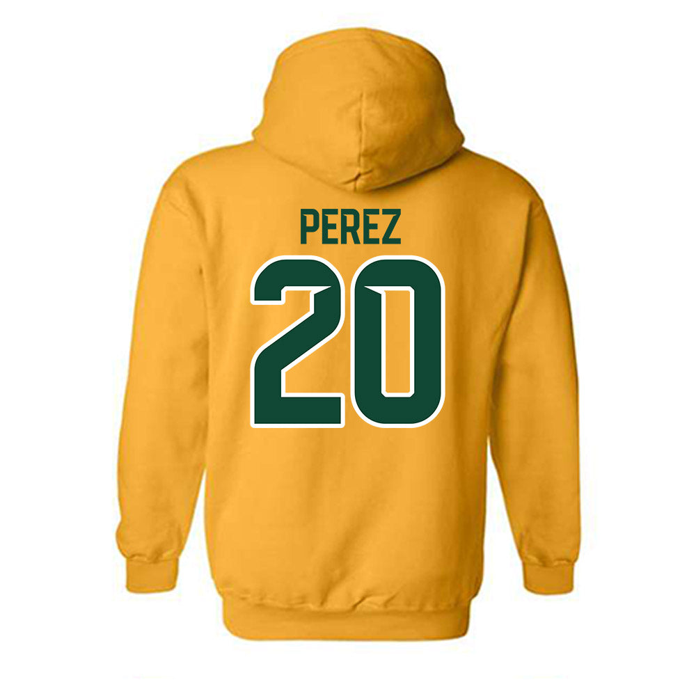 Baylor - NCAA Men's Basketball : Maikcol Perez - Classic Shersey Hooded Sweatshirt-1