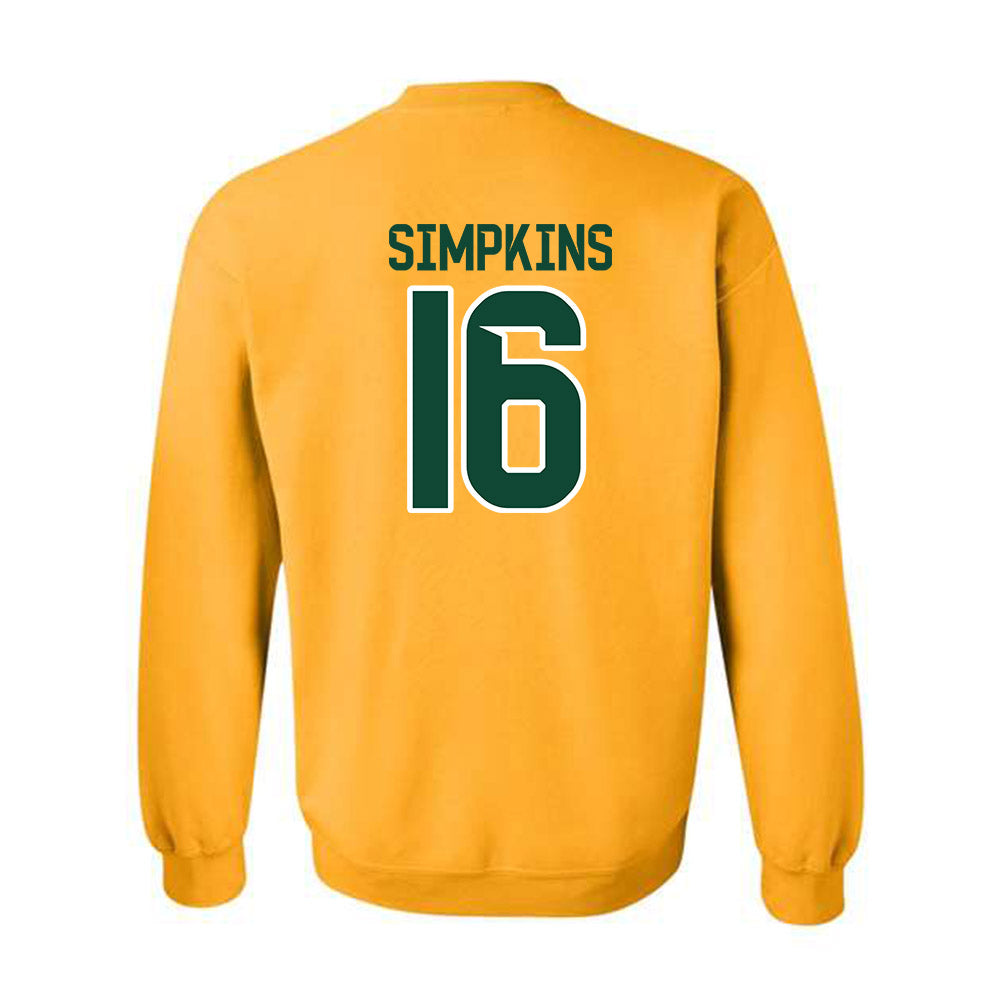 Baylor - NCAA Football : Kendrick Simpkins - Classic Shersey Crewneck Sweatshirt