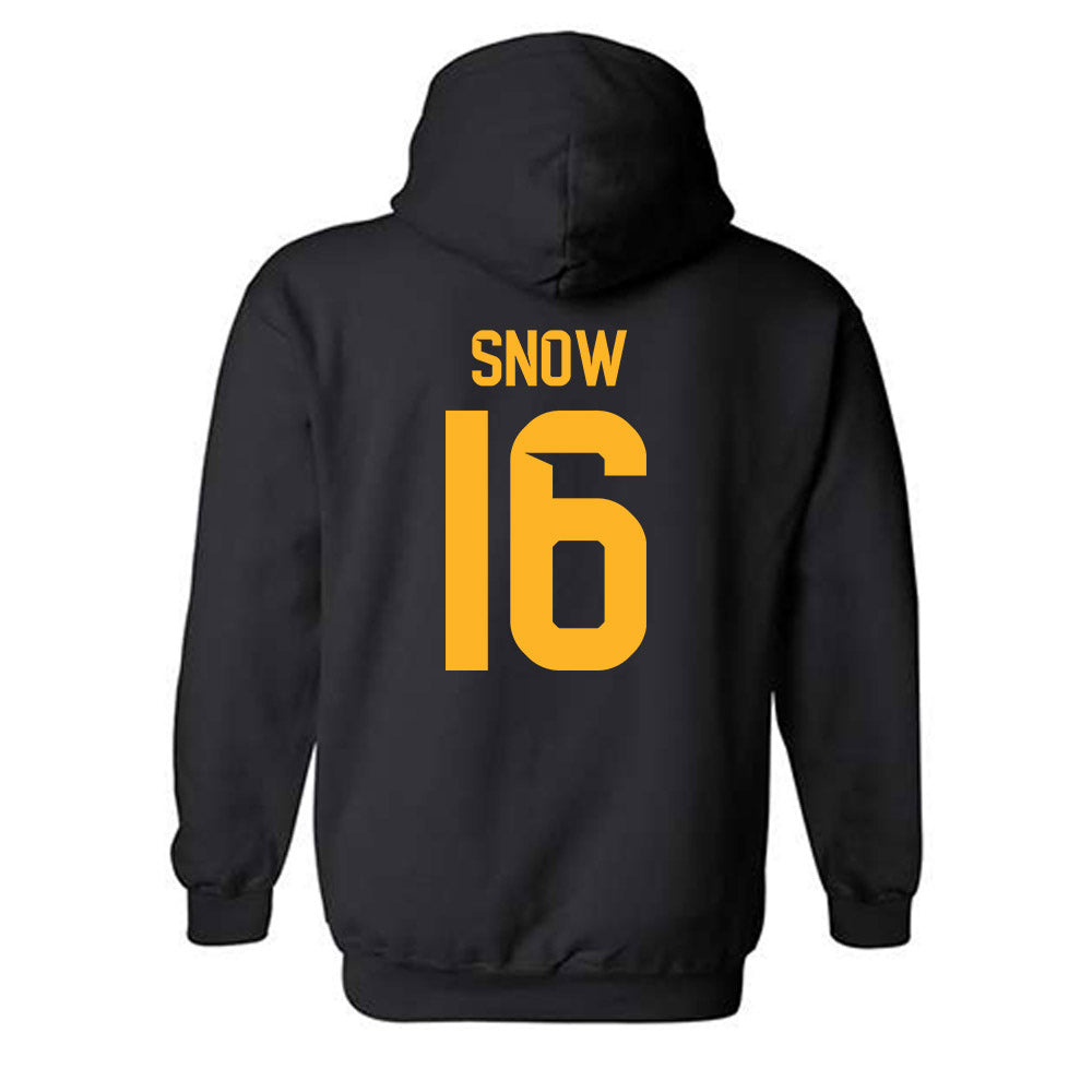 Baylor - NCAA Baseball : Hunter Snow - Classic Fashion Shersey Hooded Sweatshirt-1
