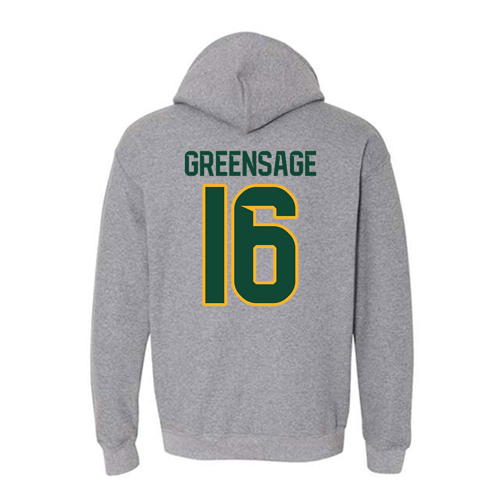 Baylor - NCAA Women's Soccer : Tatum Greensage - Classic Fashion Shersey Hooded Sweatshirt-1