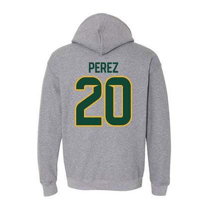 Baylor - NCAA Men's Basketball : Maikcol Perez - Classic Fashion Shersey Hooded Sweatshirt-1