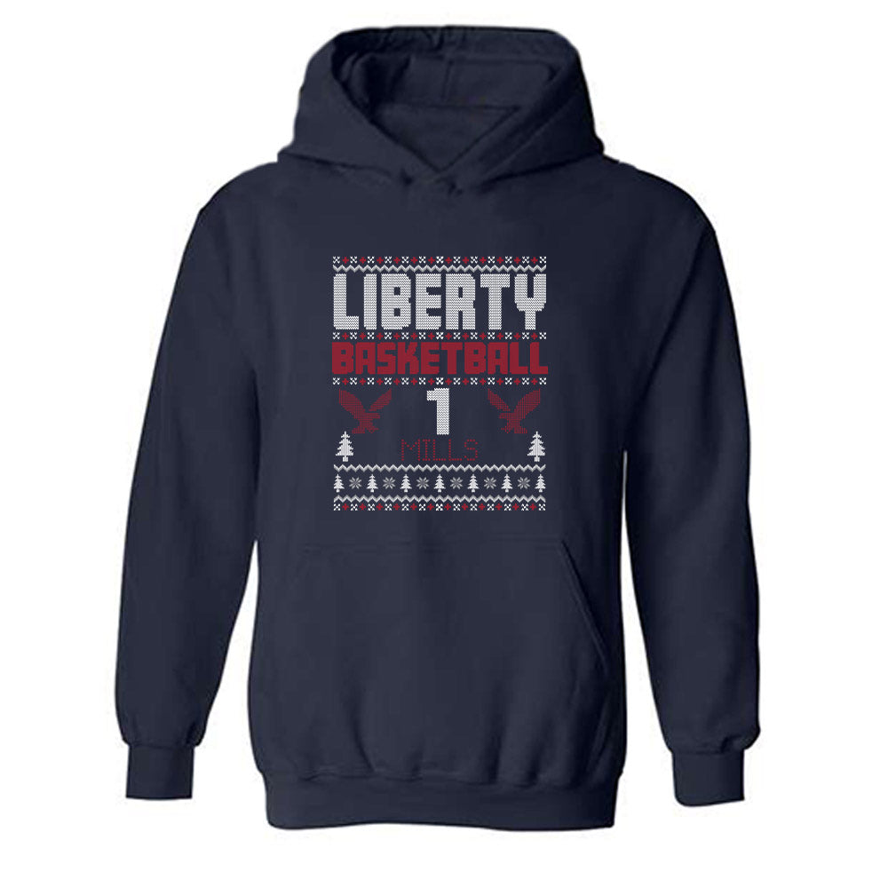 Liberty - NCAA Women's Basketball : Avery Mills - Classic Fashion Shersey Hooded Sweatshirt