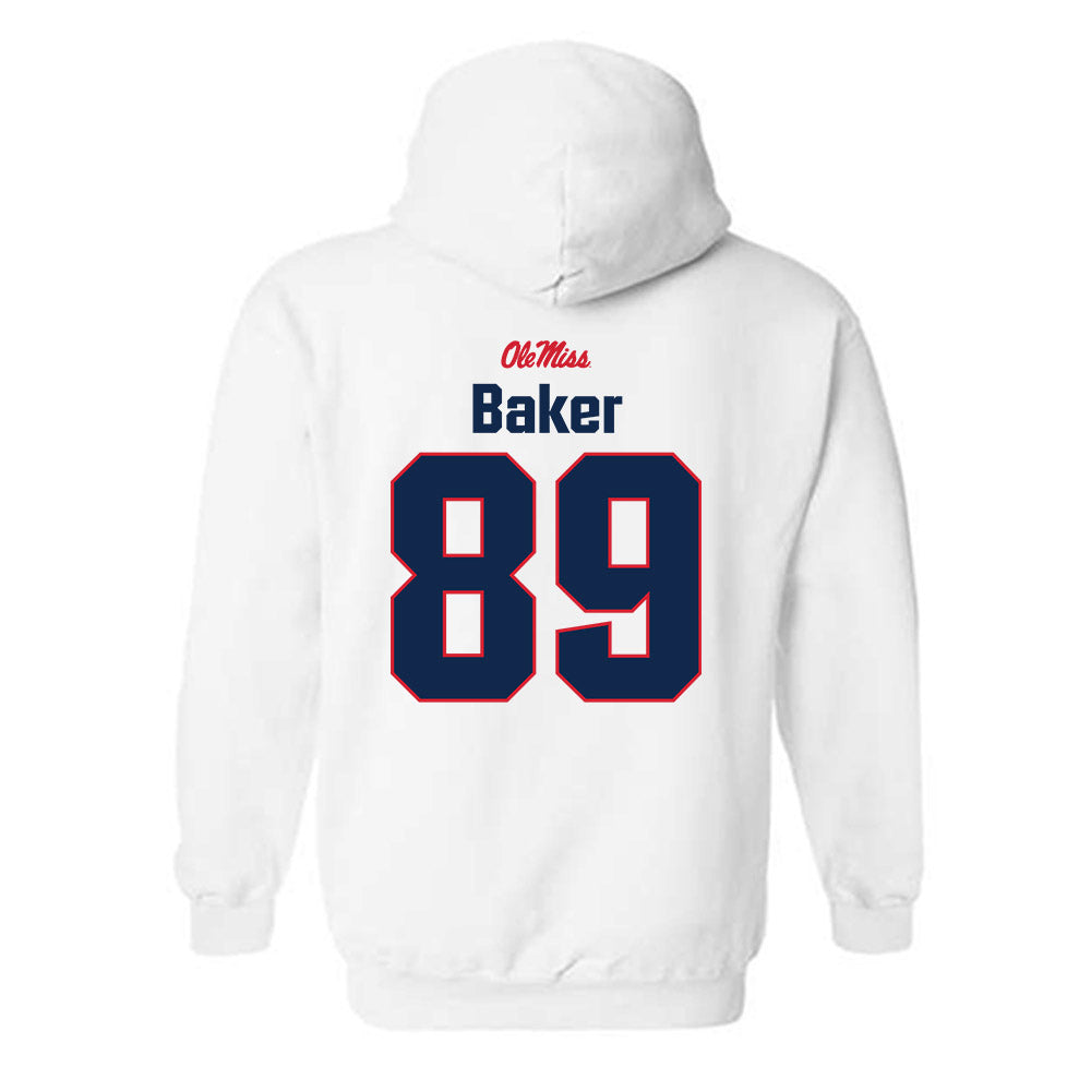 Ole Miss - NCAA Football : Mikey Baker - Classic Shersey Hooded Sweatshirt-1