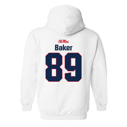 Ole Miss - NCAA Football : Mikey Baker - Classic Shersey Hooded Sweatshirt-1