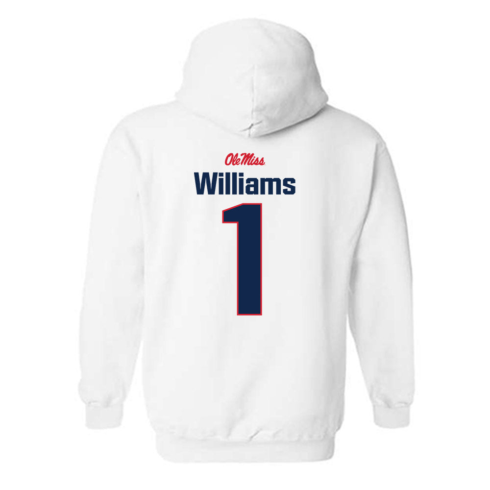 Ole Miss - NCAA Football : Ayden Williams - Classic Shersey Hooded Sweatshirt