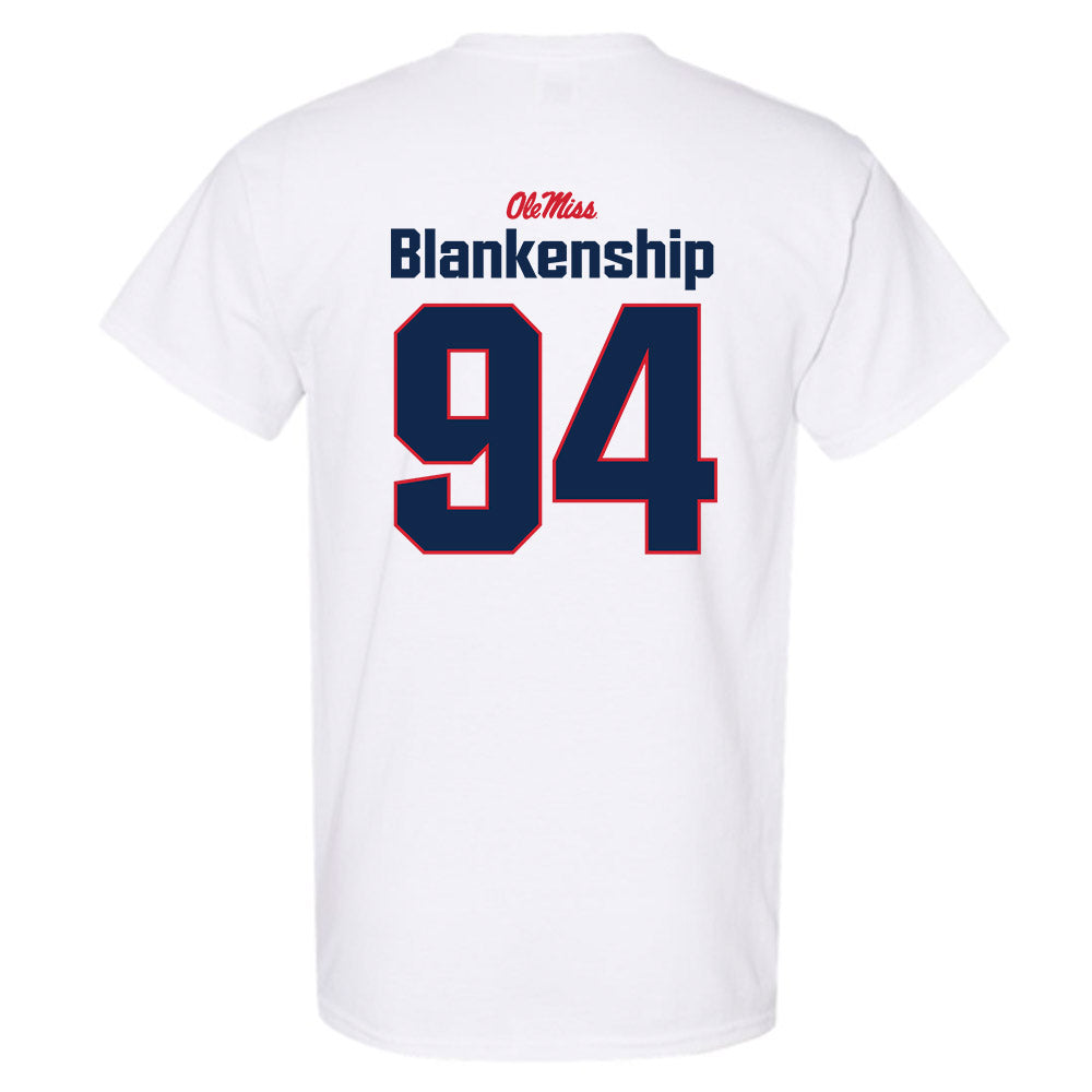 Ole Miss - NCAA Football : Caleb Blankenship - Classic Shersey T-Shirt-1