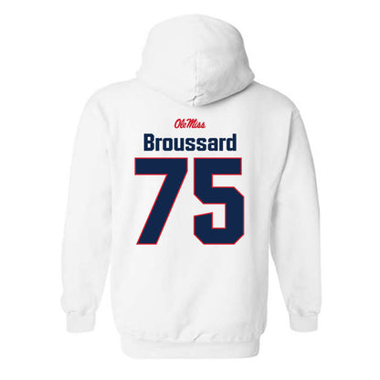 Ole Miss - NCAA Football : Kavion Broussard - Classic Shersey Hooded Sweatshirt