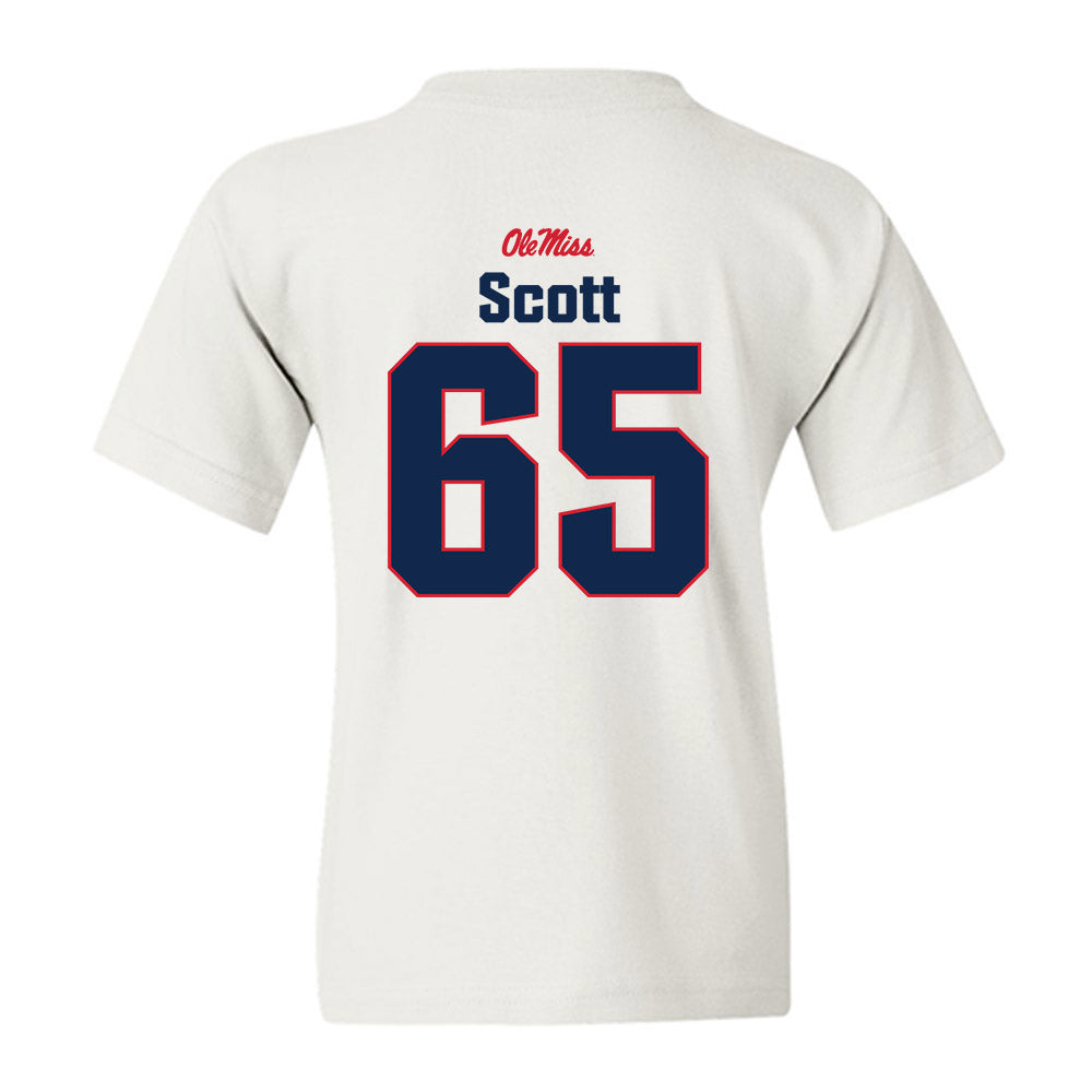 Ole Miss - NCAA Football : Gerquan Scott - Classic Shersey Youth T-Shirt-1