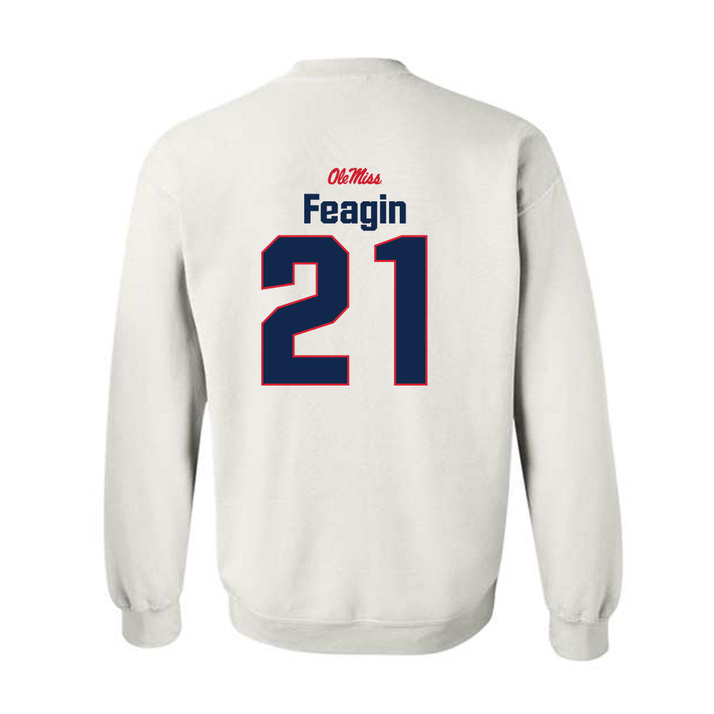 Ole Miss - NCAA Football : Tavoy Feagin - Classic Shersey Crewneck Sweatshirt-1