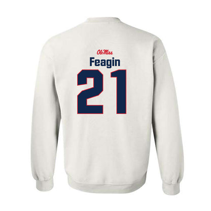 Ole Miss - NCAA Football : Tavoy Feagin - Classic Shersey Crewneck Sweatshirt-1